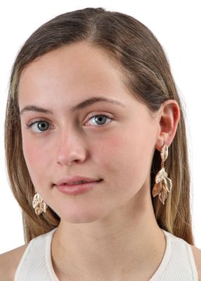 Imagen 2 del producto Aros Largo Branch Dorado Humana