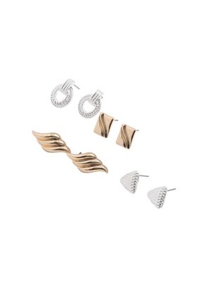 Imagen 1 del producto Set de 4 aros Eolia Plateado ID