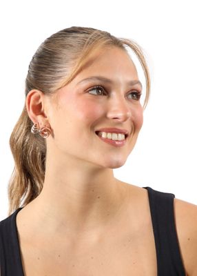 Imagen 2 del producto Aros Set Metal Power 5 Dorado i-D