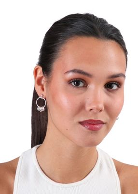 Imagen 2 del producto Aros Mediano Rings Plateado Humana