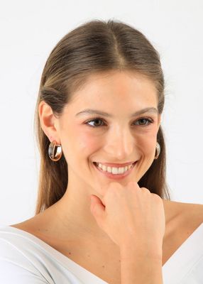 Imagen 2 del producto Aros Argollas Ulli Dorado I-D