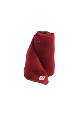 Pañuelo Liso Gabe Brillos Burdeo Humana