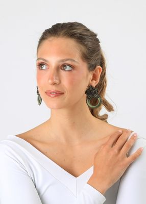 Imagen 2 del producto Aros Largos Loop Dorado Humana