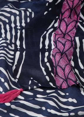 Imagen 2 del producto Pañuelo Estampado Ginevra Azul Humana