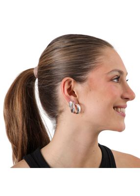 Imagen 2 del producto Set de 4 aros Ina Plateado ID