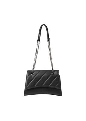Cartera Bandolera Ecocuero Bourges Negro  i-D