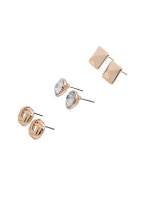 Imagen 1 del producto Set de 3 aros Flavia Dorado ID