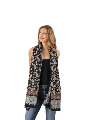 Imagen 2 del producto Pañuelo Estampado Violeta Negro I-D