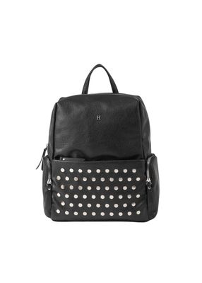 Mochila Arya Ecocuero Negra Humana