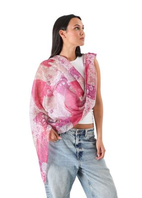 Imagen 2 del producto Pañuelo Estampado Jean Fucsia Id