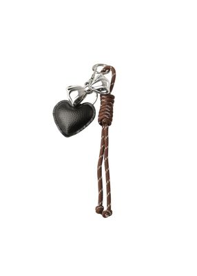 Charm Para Cartera Heart Negro Humana
