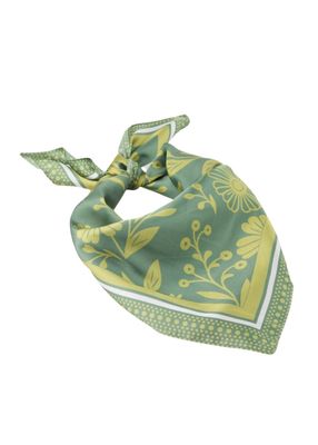 Bandana Creta Floral Verde Id