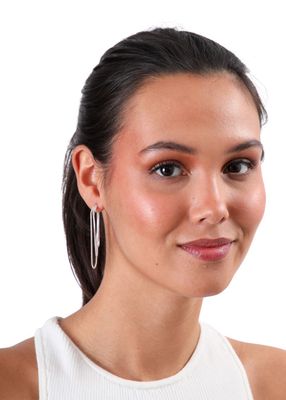 Imagen 2 del producto Aros Mediano Soft Plateado Humana