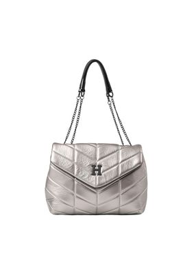 Cartera Hombro Alina Plateado Humana