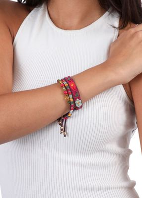 Imagen 2 del producto Set de 3 Pulseras Tejida Multicolor Humana