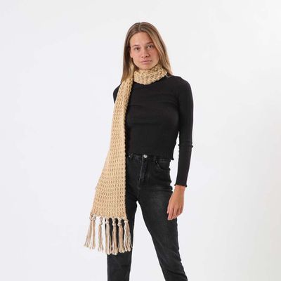 Imagen 2 del producto Bufanda Flecos Café i-D