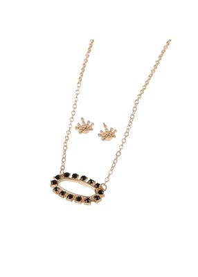 Set Collar Tini Dorado I-D