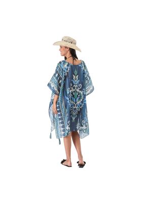 Imagen 2 del producto Kimono Closed Ikat Azul Humana