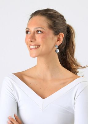 Imagen 2 del producto Aros Medianos Jeni Plateado Humana