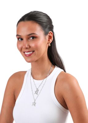 Imagen 2 del producto Collar Corto Starlight Plateado Humana