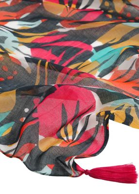 Imagen 2 del producto Pañuelo Estampado René Multi Borlas Humana