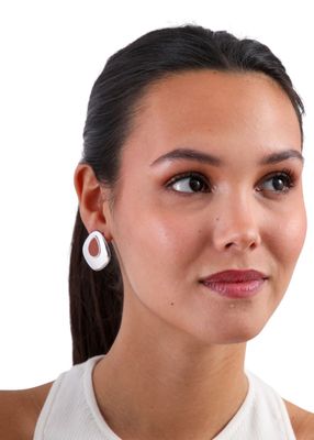 Imagen 2 del producto Aros Clip Plateado Humana