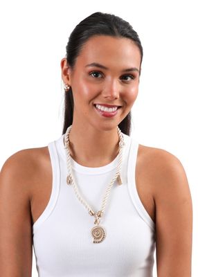 Imagen 2 del producto Collar Largo Sea Shell Dorado Humana