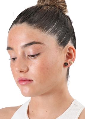 Imagen 2 del producto Set de 3 aros Halo cristal negro ID