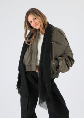 Imagen 2 del producto Pañuelo Liso Kira Negro I-D