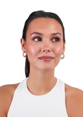 Imagen 2 del producto Aros Argolla Multi Dorado Humana