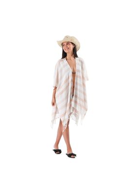 Kimono Dessert Lineas Beige Humana