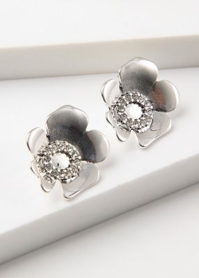 Imagen 1 del producto Aros Pegados Julieta Plateado Humana