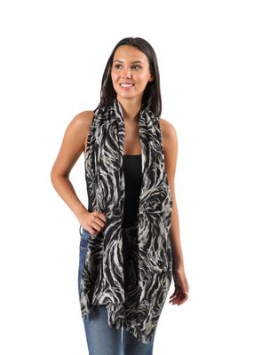 Imagen 2 del producto Pañuelo Estampado Lobelia Negro I-D