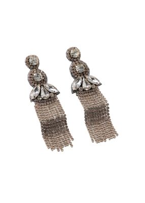 Aros Largo Titis Plateado Humana