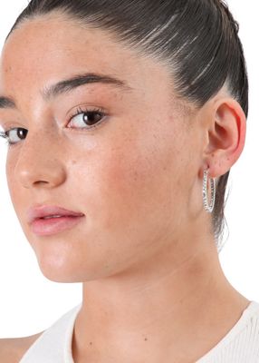 Imagen 2 del producto Argollas Dina Plateado ID