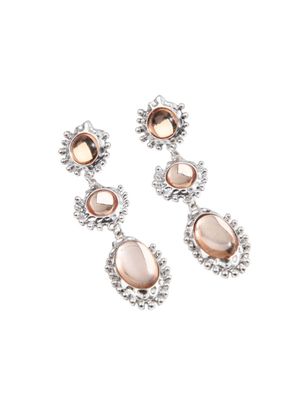 Aros Largo Cat Plateado Humana