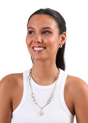 Imagen 2 del producto Collar Corto Pink Dorado Humana