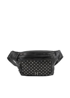 Banano Cleia Ecocuero Tachas Negro Humana