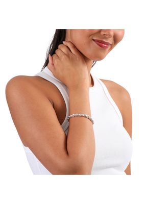 Imagen 2 del producto Pulsera Blanda Twist Plateada Humana