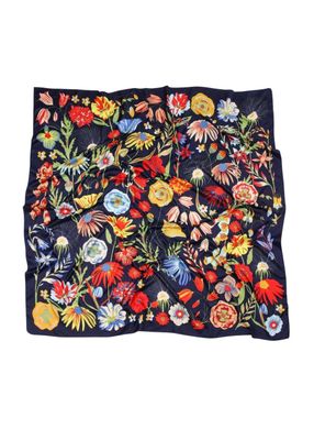 Imagen 2 del producto Maxi Bandana Leo Flores Azul Humana