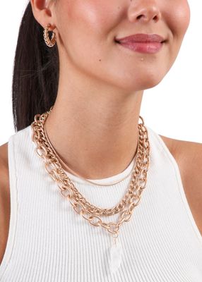 Imagen 2 del producto Collar Triple Heavy Dorado Humana