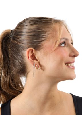 Imagen 2 del producto Aros Set Vacay Charms 3 Dorado i-D