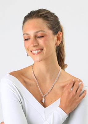 Imagen 2 del producto Set De Collar Aixa Plateado Humana