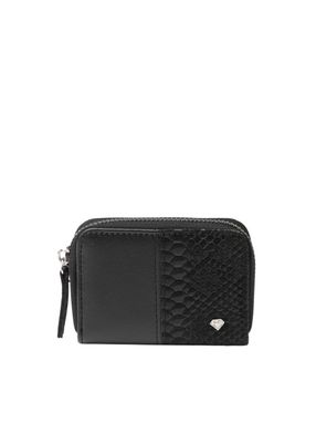 Billetera chica Genova Ecocuero negro ID