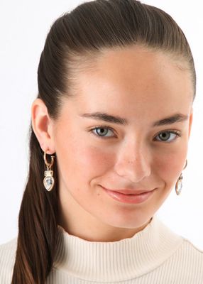 Imagen 2 del producto Aros Argollas Lua Dorado I-D