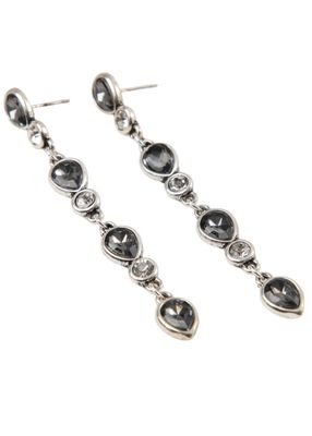 Imagen 1 del producto Aros Largo Frani Plateado Humana