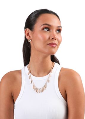 Imagen 2 del producto Set Collar y Aros Spring Dorado Humana