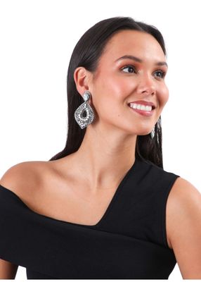 Imagen 2 del producto Aros Fiesta Espiga Plateado Humana