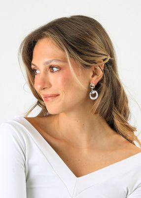 Imagen 2 del producto Aros Medianos Clara Plateado Humana