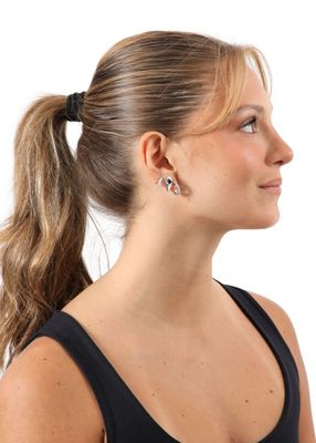 Imagen 2 del producto Aros Set Maida Plateado Humana